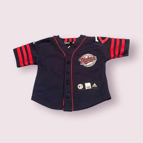 Genuine Merchandise Adidas Baby Minnesota Twins Baseball Jersey 12 Months - Picture 1 of 7